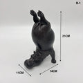 Hippo Headstand Statue – Yoga Pose Centerpiece