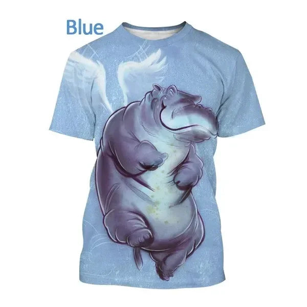 Funny Cartoon Hippo T-Shirt