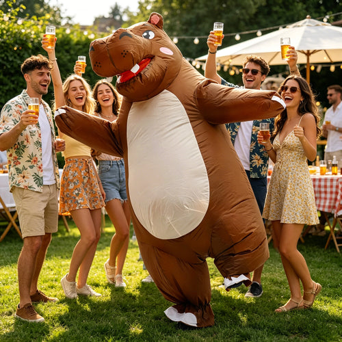 Inflatable Hippo Costume