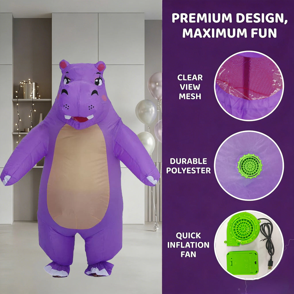 Inflatable Hippo Costume