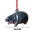 Moo Deng Baby Hippo Resin Figurine