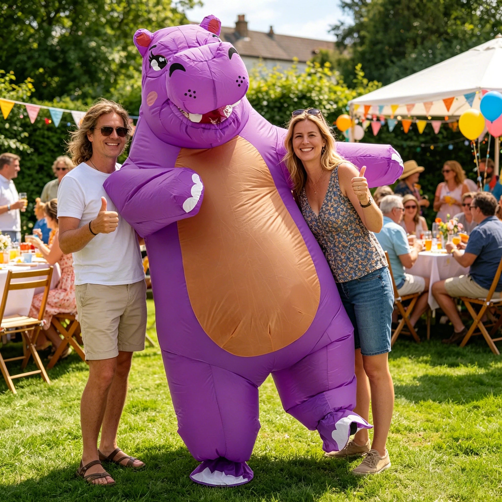 Inflatable Hippo Costume